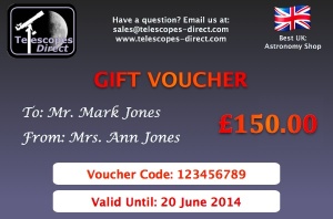 Telescopes Direct Gift Voucher £150