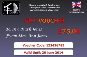 Telescopes Direct Gift Voucher 75