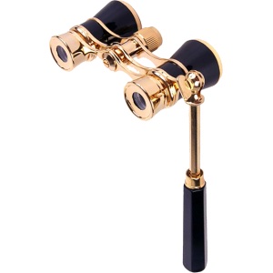 Iolanta 3x25 mm Opera Glasses Black & Gold