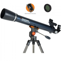 Celestron AstroMaster LT 60 AZ Refractor with Smartphone Adaptor and Moon Filter