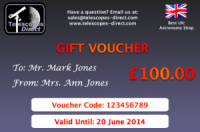 Telescopes Direct Gift Voucher Ł100