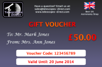 Telescopes Direct Gift Voucher 50