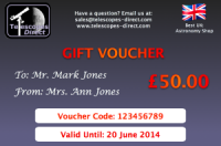 Telescopes Direct Gift Voucher Ł50